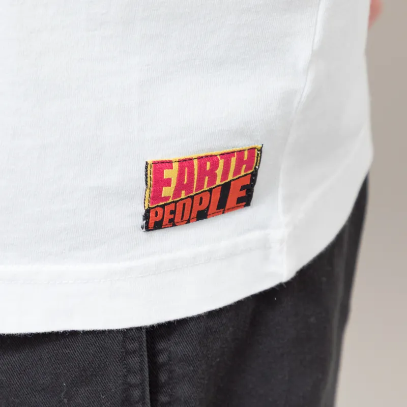 Earth People Rosko T Shirt White-5