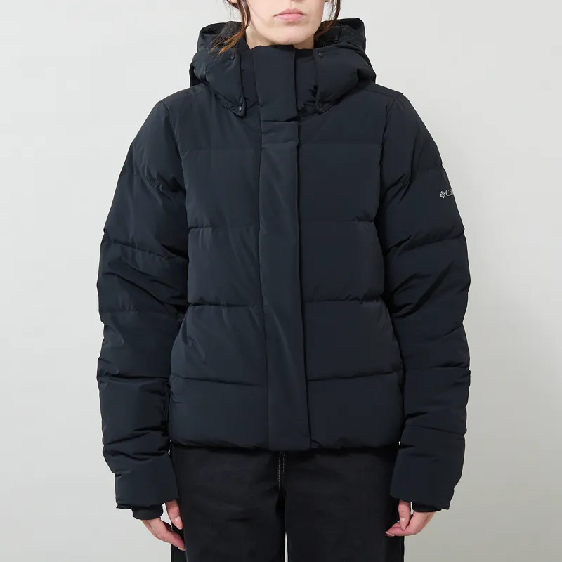 Columbia Womens Amaze Puff Hooded Down Jacket Black