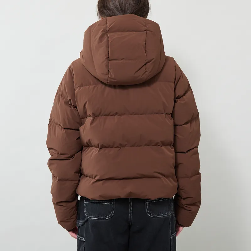 Columbia Womens Amaze Puff Hooded Down Jacket Tobacco-5