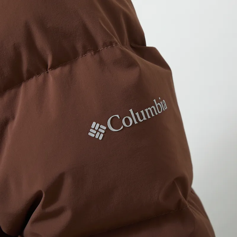 Columbia Womens Amaze Puff Hooded Down Jacket Tobacco-10