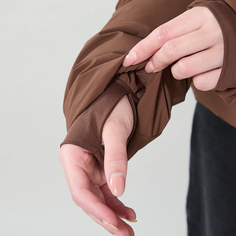 Columbia Womens Amaze Puff Hooded Down Jacket Tobacco-12