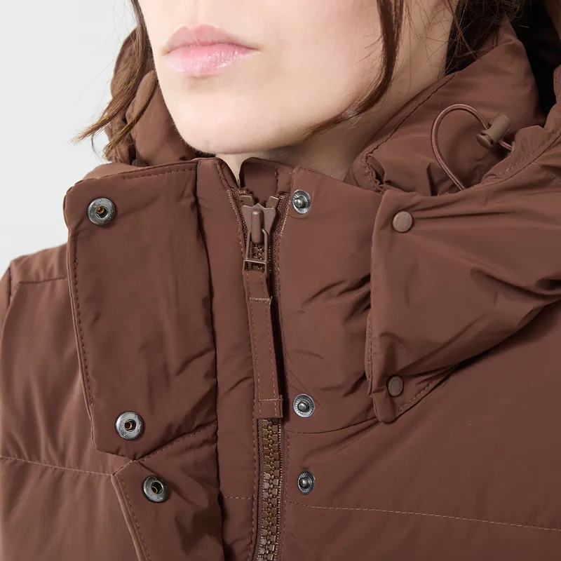 Columbia Womens Amaze Puff Hooded Down Jacket Tobacco-7