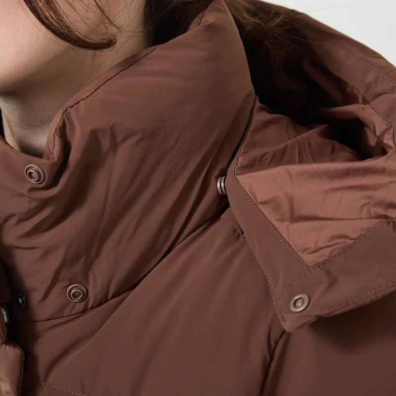 Columbia Womens Amaze Puff Hooded Down Jacket Tobacco-8