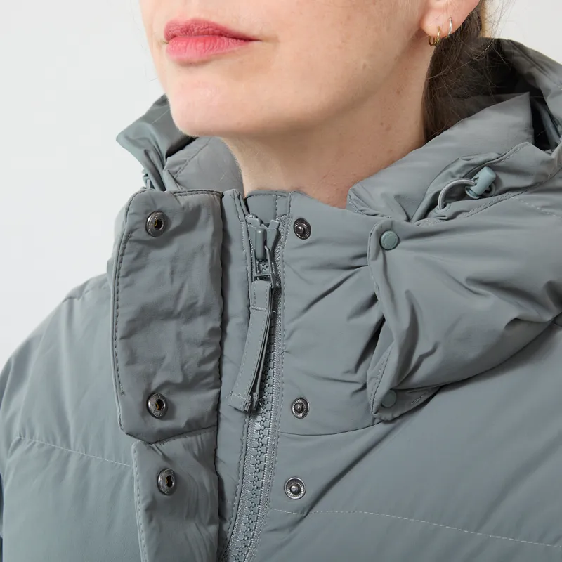 Columbia Womens Amaze Puff Hooded Down Jacket Sedona Sage-4