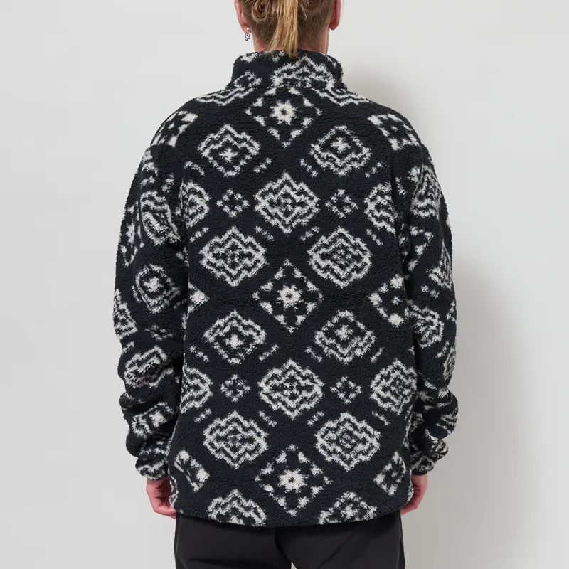 Columbia Rugged Ridge Sherpa Half Zip Fleece Black Checked Out-2