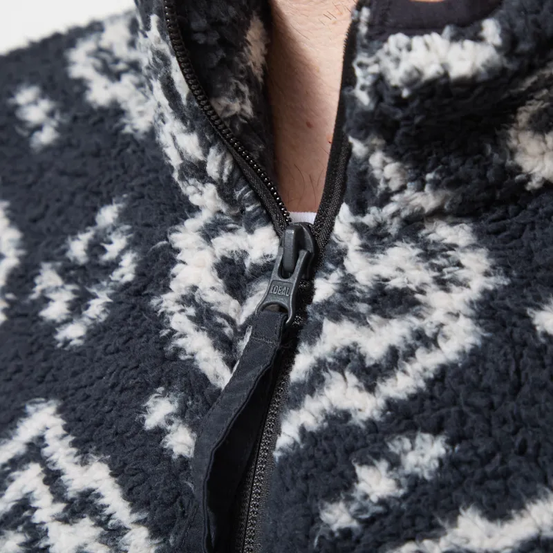 Columbia Rugged Ridge Sherpa Half Zip Fleece Black Checked Out-4