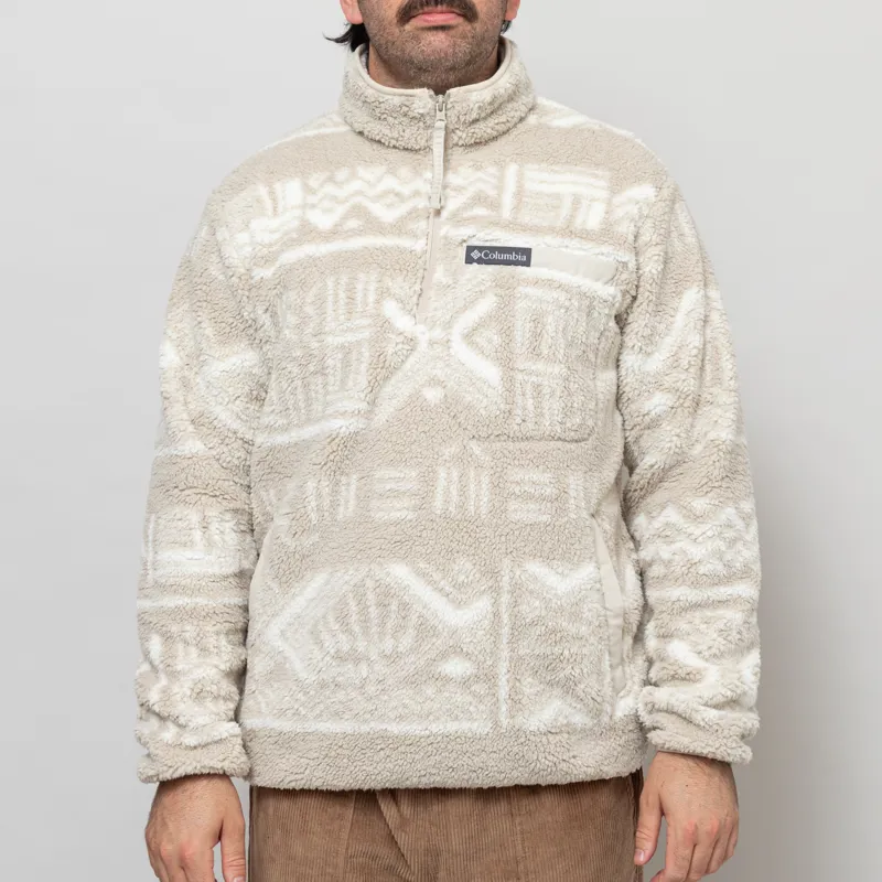 Columbia Rugged Ridge Sherpa Half Zip Fleece Dark Stone Deschutes Days