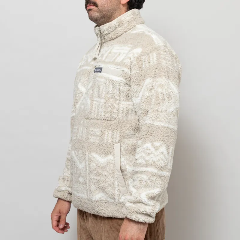 Columbia Rugged Ridge Sherpa Half Zip Fleece Dark Stone Deschutes Days-1