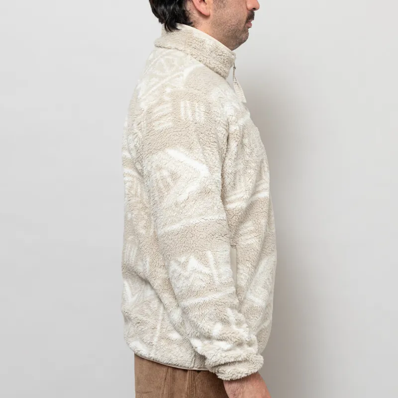 Columbia Rugged Ridge Sherpa Half Zip Fleece Dark Stone Deschutes Days-4