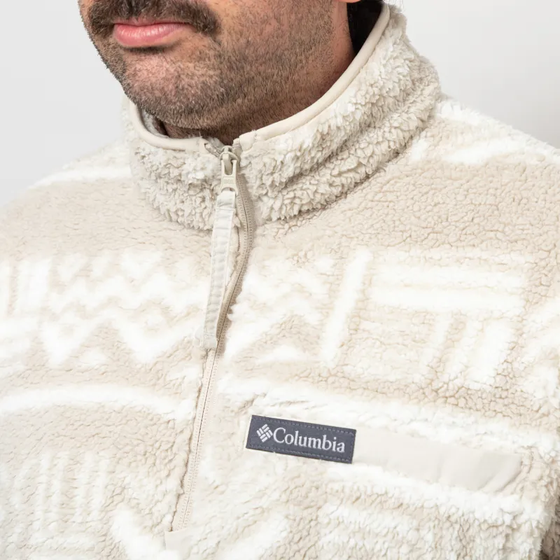 Columbia Rugged Ridge Sherpa Half Zip Fleece Dark Stone Deschutes Days-5