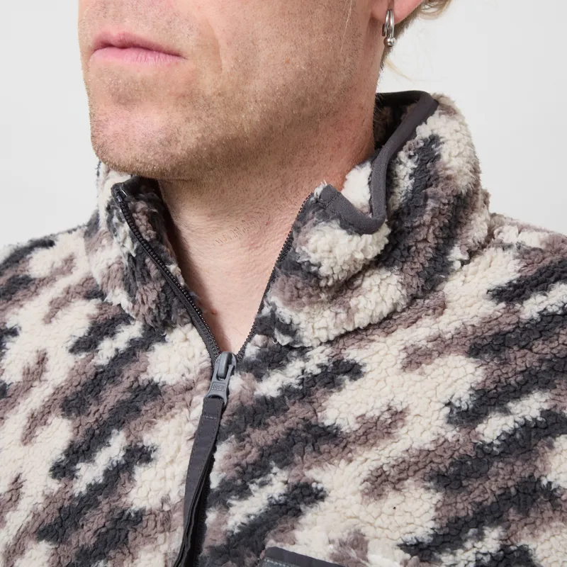 Columbia Rugged Ridge Sherpa Half Zip Fleece Dark Stone Twills-3