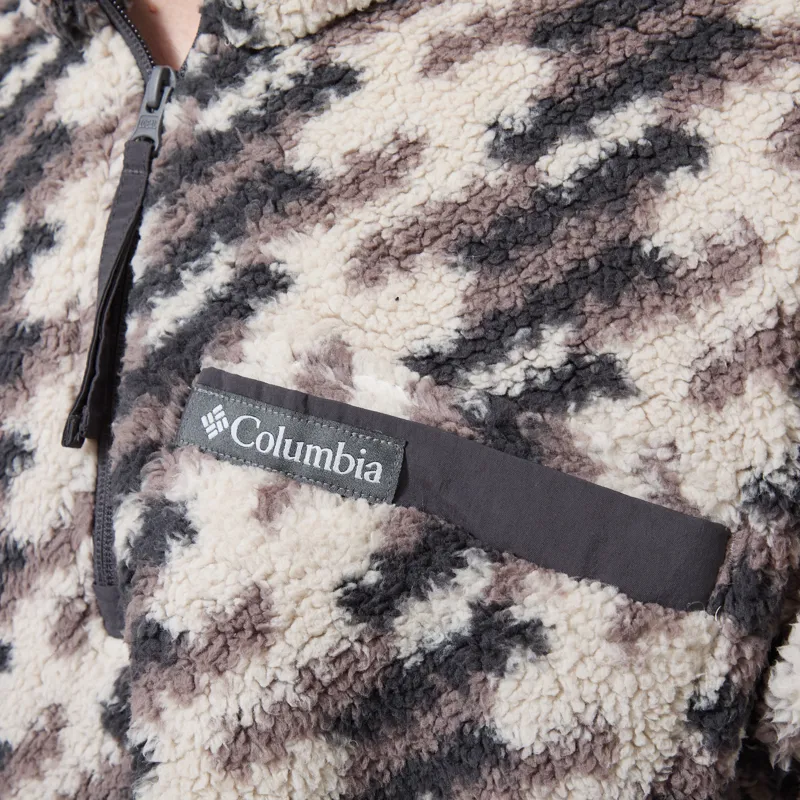 Columbia Rugged Ridge Sherpa Half Zip Fleece Dark Stone Twills-5