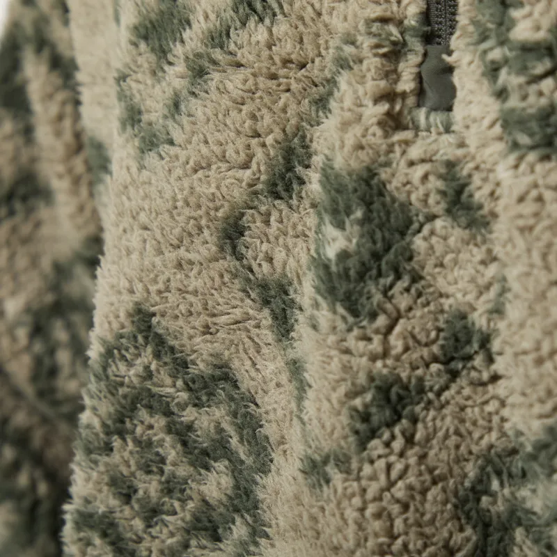 Columbia Rugged Ridge Sherpa Half Zip Fleece Stone Green Greenscape-8