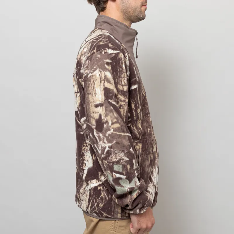 Columbia Sequoia Grove Printed Full Zip Fleece Iron Timberwolf-4