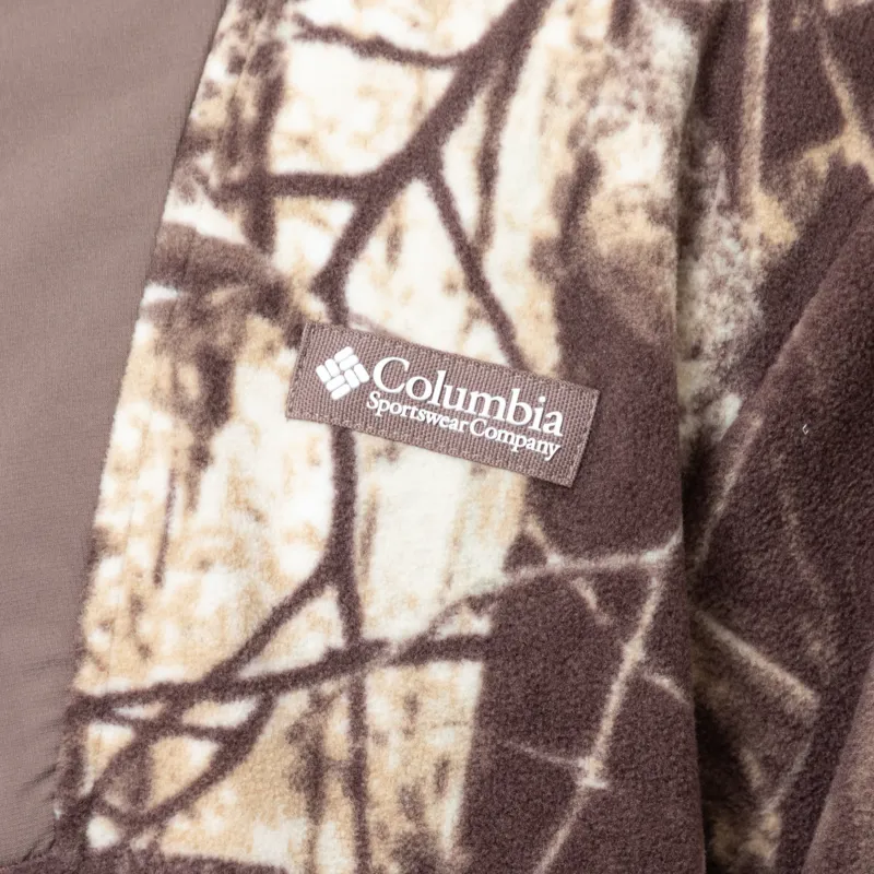 Columbia Sequoia Grove Printed Full Zip Fleece Iron Timberwolf-6