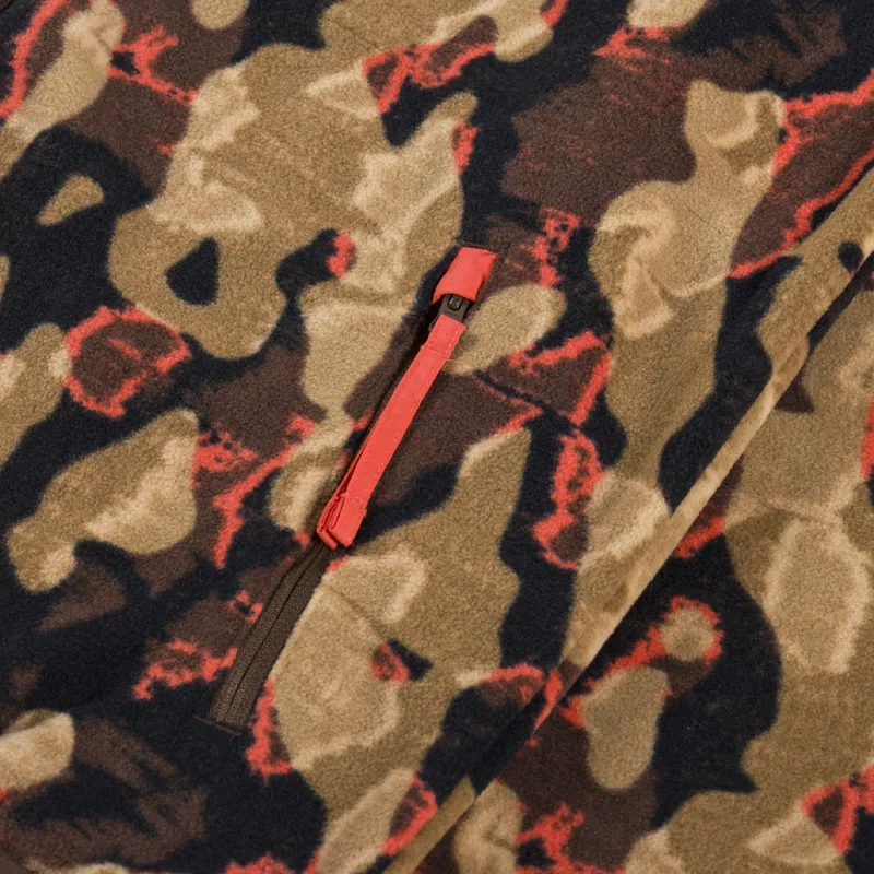 Columbia Sequoia Grove Printed Full Zip Fleece Tobacco Treebark-6