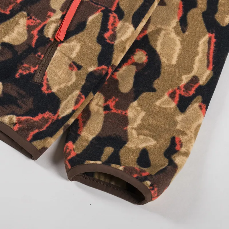 Columbia Sequoia Grove Printed Full Zip Fleece Tobacco Treebark-7