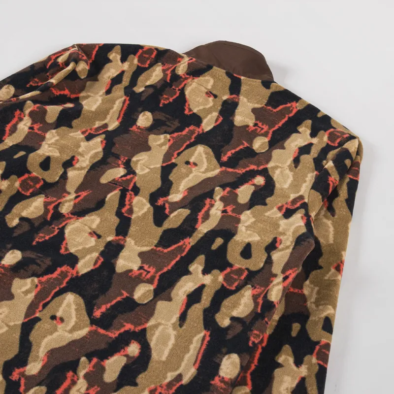 Columbia Sequoia Grove Printed Full Zip Fleece Tobacco Treebark-3