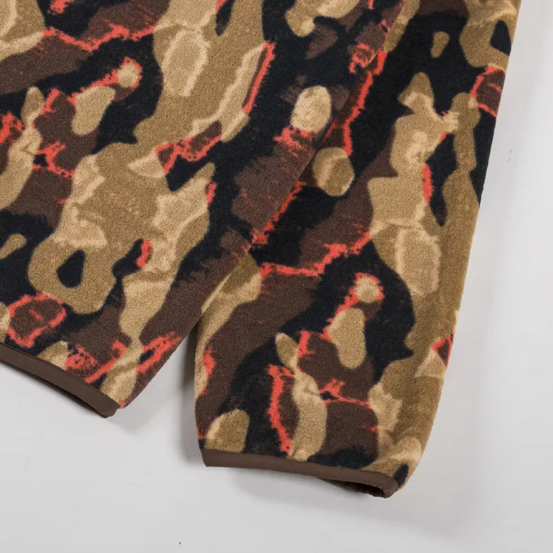 Columbia Sequoia Grove Printed Full Zip Fleece Tobacco Treebark-8