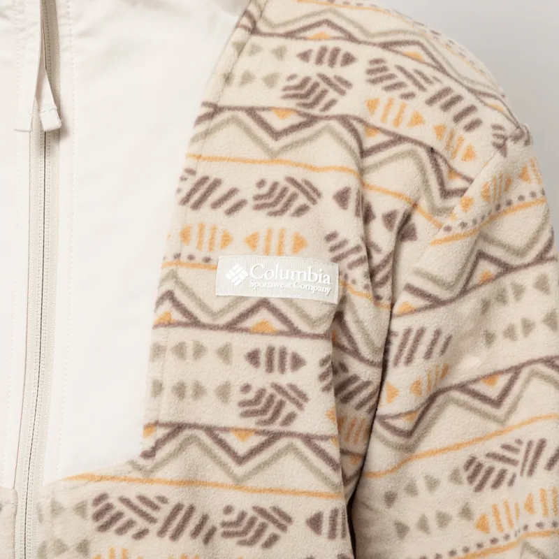 Columbia Sequoia Grove Printed Full Zip Fleece Dark Stone Horizons-6