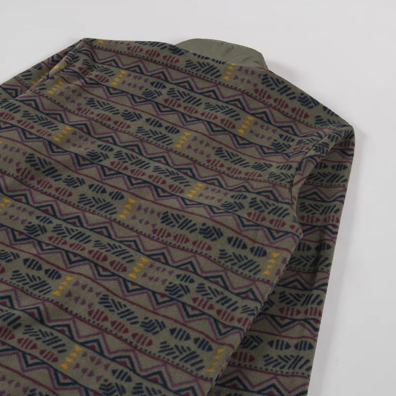 Columbia Sequoia Grove Printed Full Zip Fleece Stone Green Horizons-3