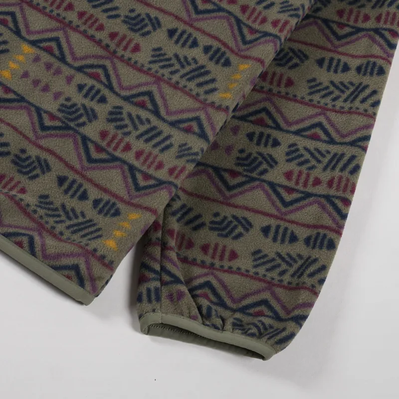 Columbia Sequoia Grove Printed Full Zip Fleece Stone Green Horizons-8