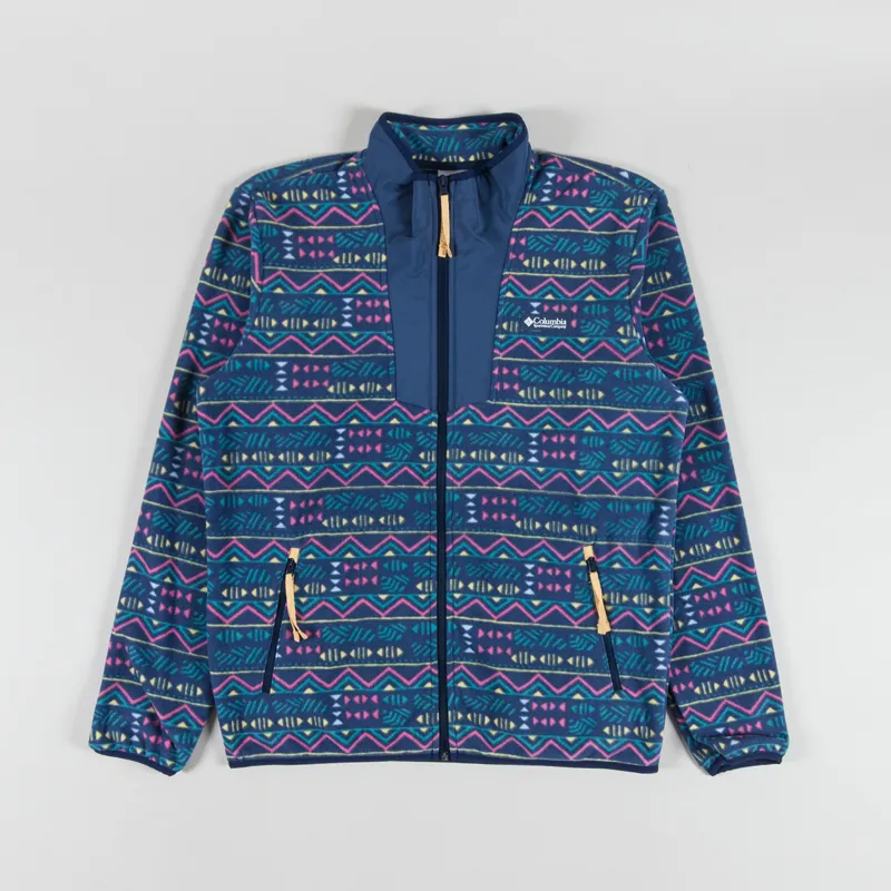 Columbia Sequoia Grove Printed Full Zip Fleece Dark Mountain Horizons