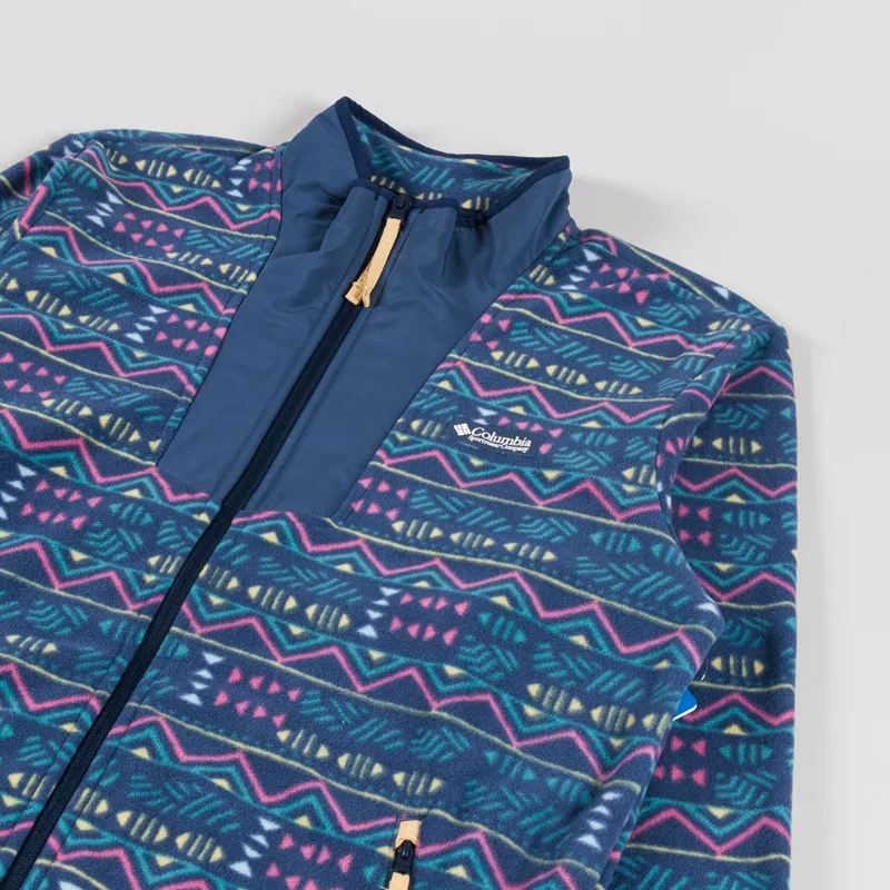 Columbia Sequoia Grove Printed Full Zip Fleece Dark Mountain Horizons-2