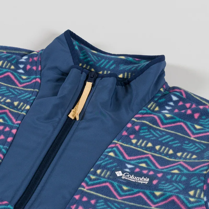 Columbia Sequoia Grove Printed Full Zip Fleece Dark Mountain Horizons-4