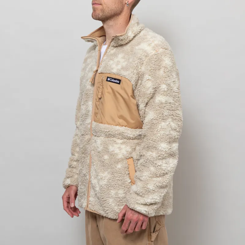 Columbia Winter Pass Reversible Sherpa Fleece Jacket Canoe Dark Stone-3