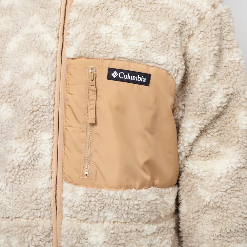 Columbia Winter Pass Reversible Sherpa Fleece Jacket Canoe Dark Stone-8