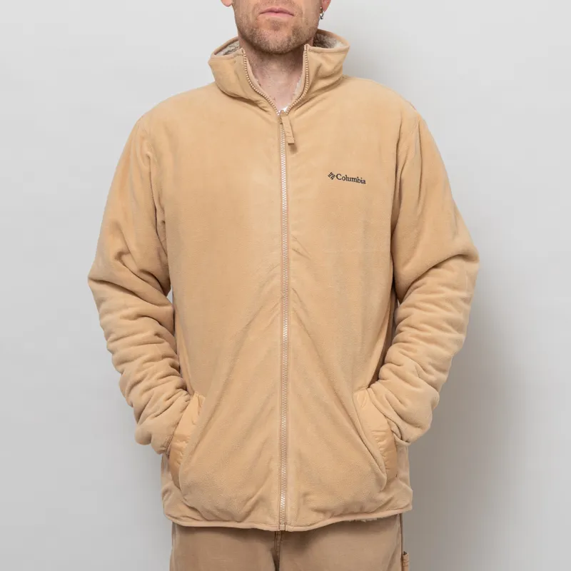 Columbia Winter Pass Reversible Sherpa Fleece Jacket Canoe Dark Stone-2