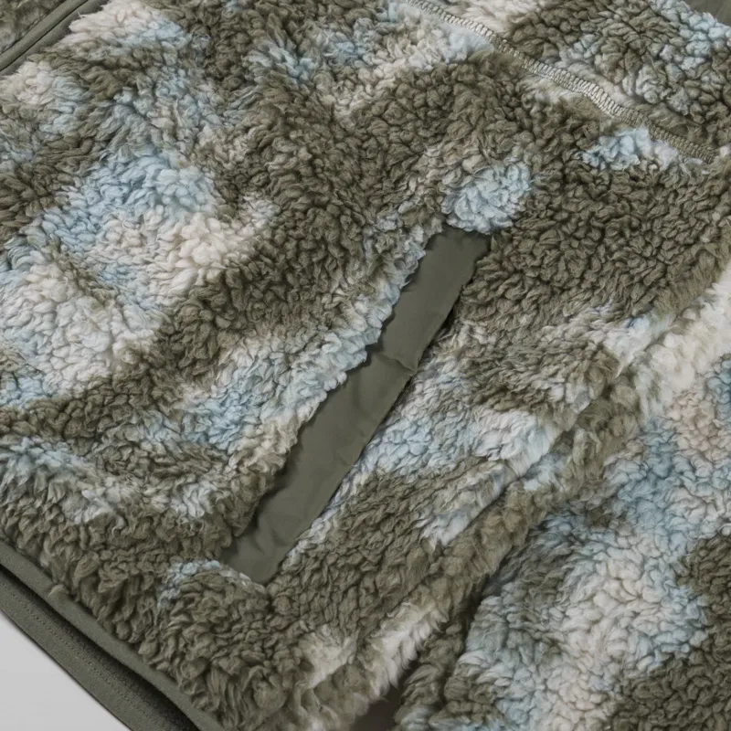 Columbia Winter Pass Reversible Sherpa Fleece Jacket Stone Green Tracks-10