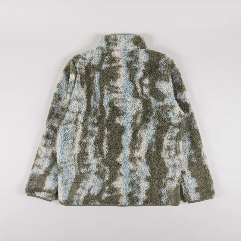 Columbia Winter Pass Reversible Sherpa Fleece Jacket Stone Green Tracks-2