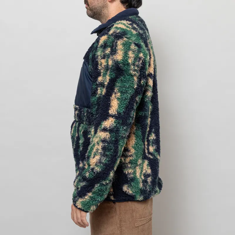 Columbia Winter Pass Reversible Sherpa Fleece Jacket Collegiate Navy-2