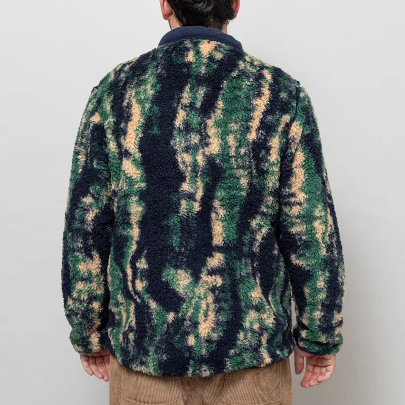 Columbia Winter Pass Reversible Sherpa Fleece Jacket Collegiate Navy-3