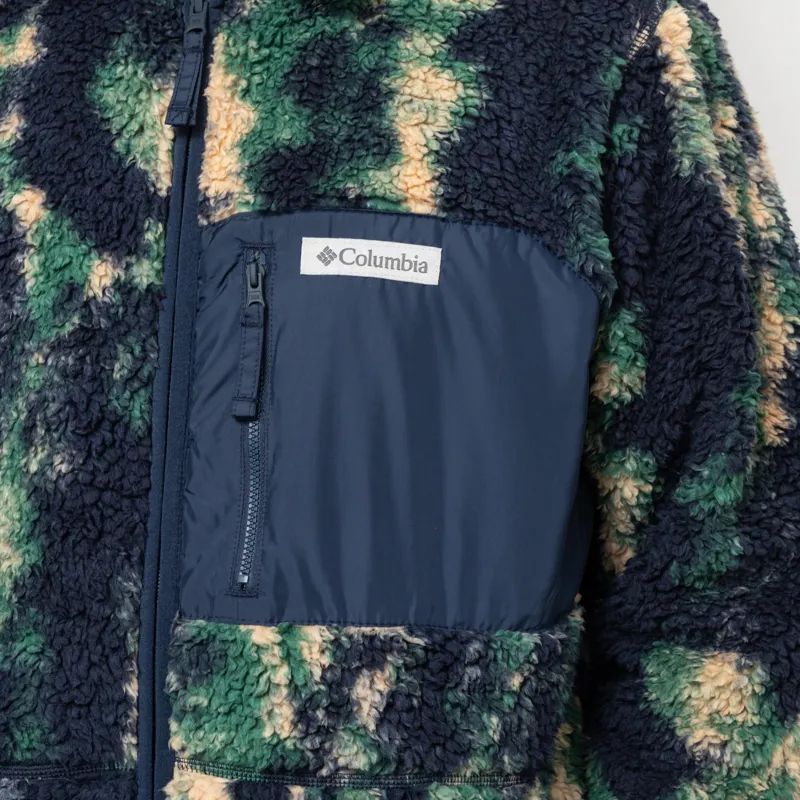 Columbia Winter Pass Reversible Sherpa Fleece Jacket Collegiate Navy-7