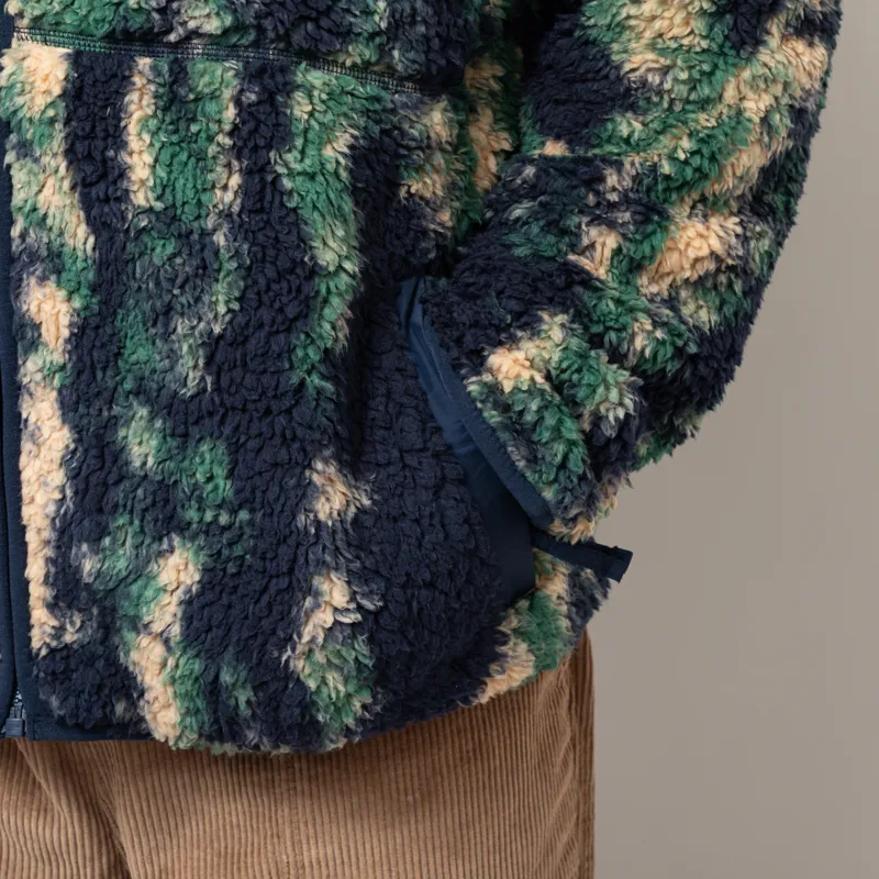 Columbia Winter Pass Reversible Sherpa Fleece Jacket Collegiate Navy-8