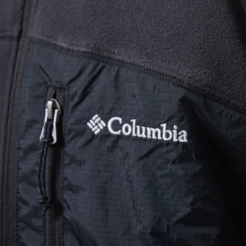 Columbia Fast Trek Overlay Full Zip Fleece Black-5