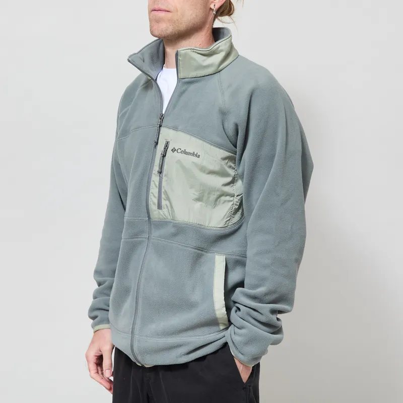 Columbia Fast Trek Overlay Full Zip Fleece Sedona Sage Safari-1