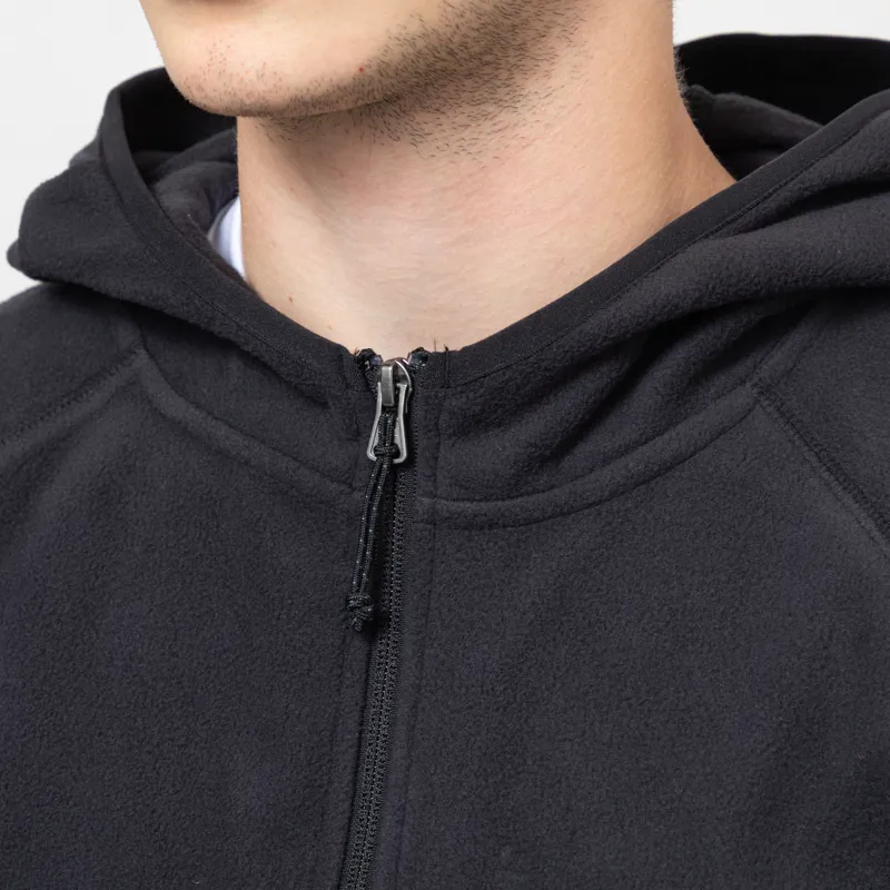 Columbia Fast Trek Overlay Hooded Fleece Jacket Black-6