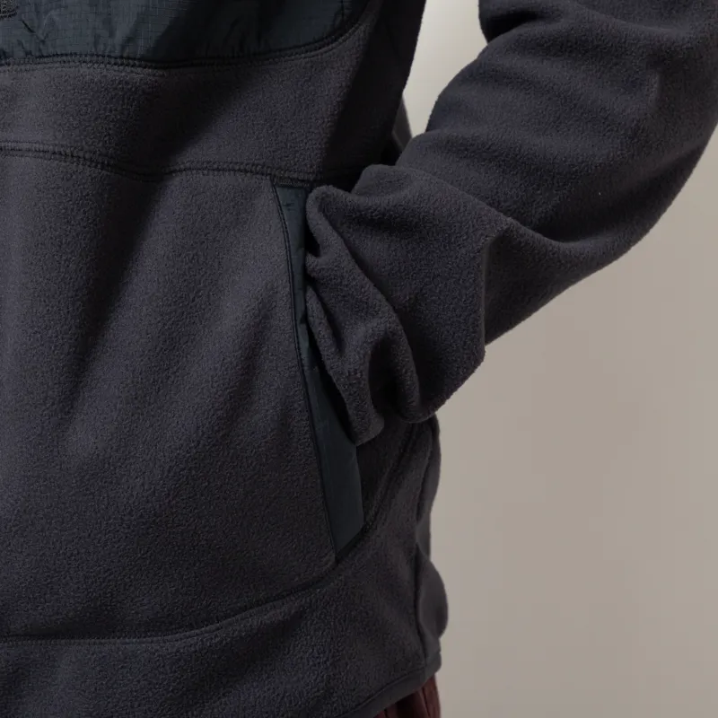 Columbia Fast Trek Overlay Hooded Fleece Jacket Black-8