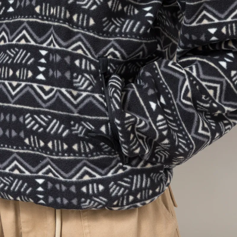 Columbia Womens Sequoia Grove Printed Half Zip Fleece Black Horizons-6