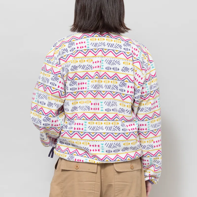 Columbia Womens Sequoia Grove Printed Half Zip Fleece Sea Salt Horizons-2