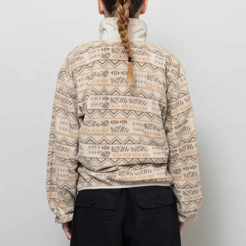 Columbia Womens Sequoia Grove Printed Half Zip Fleece Dark Stone Horizons-4