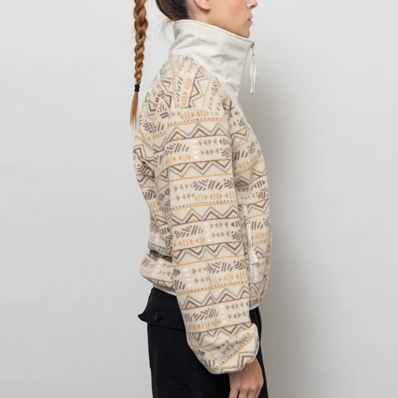 Columbia Womens Sequoia Grove Printed Half Zip Fleece Dark Stone Horizons-5