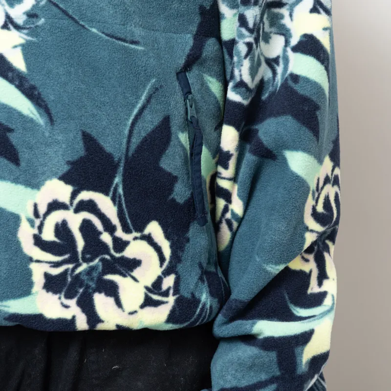 Columbia Womens Sequoia Grove Printed Half Zip Fleece Everblue Blossoming-7