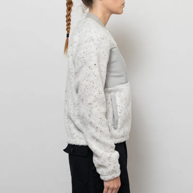 Columbia Womens Stella Path Fleece Bomber Jacket Dark Stone Flint Grey-4