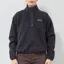 Columbia Womens Ridge Pebbled Half Snap Fleece Black