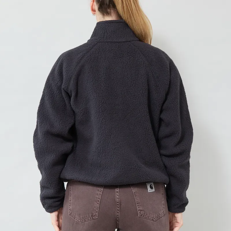 Columbia Womens Ridge Pebbled Half Snap Fleece Black-2